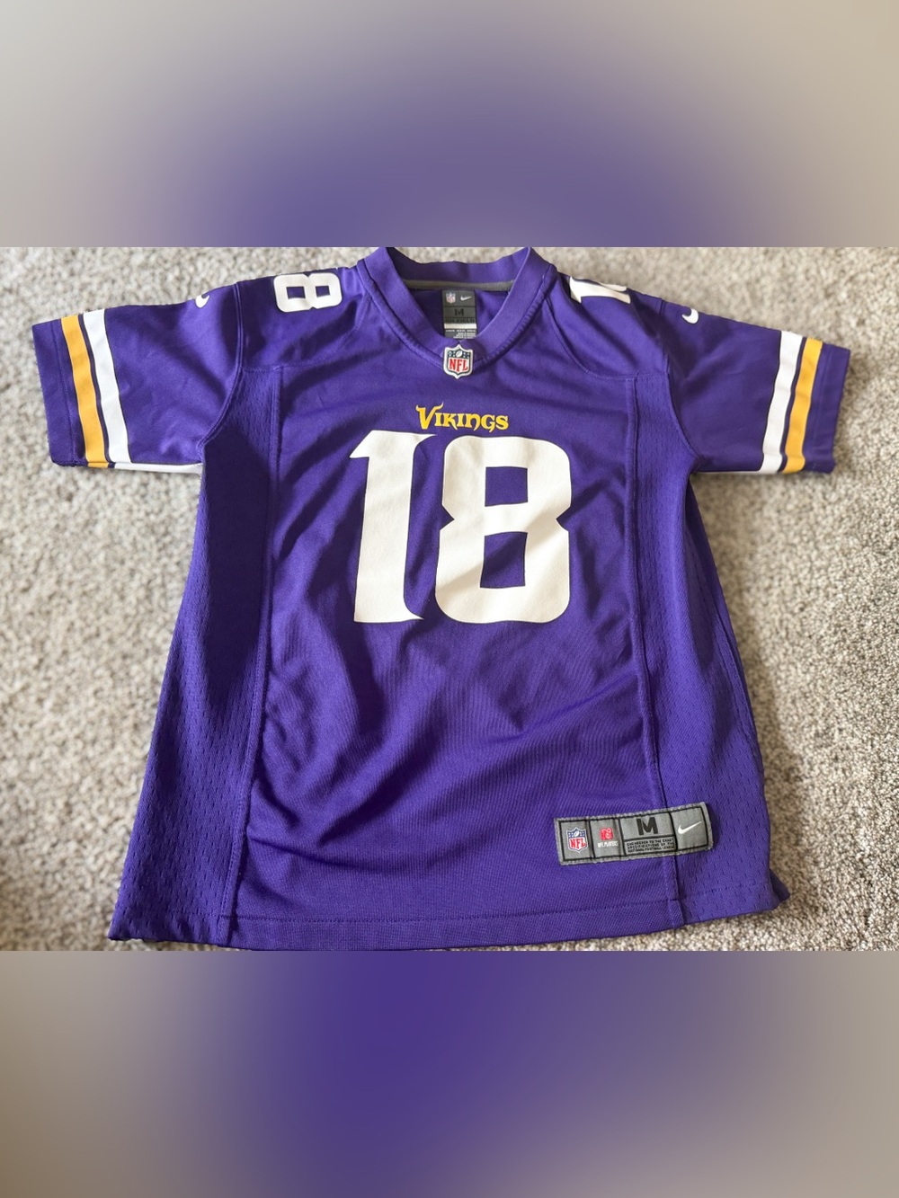 Nike Youth Minnesota Vikings Jefferson Jersey - 10/12